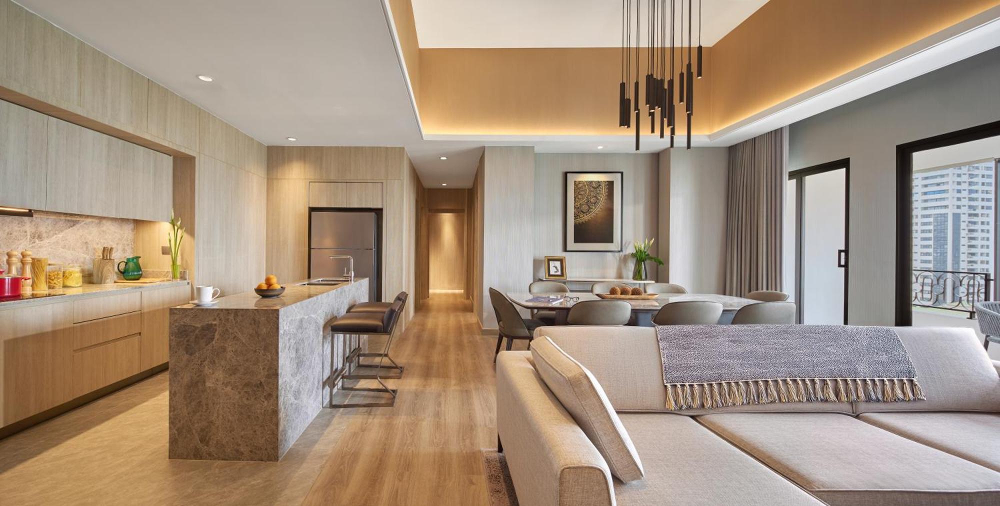 Marriott Executive Apartments, Bangkok Townhall Sukhumvit Kültér fotó